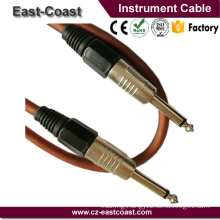 High Quality Instrument guitar Cable 6.35mm To 6.35mm Mono cable